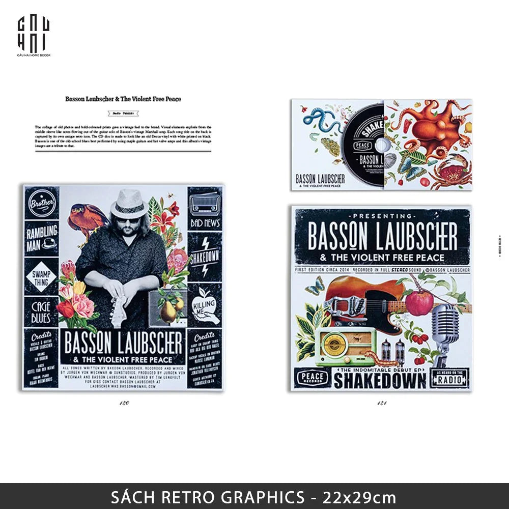 SÁCH RETRO GRAPHICS-CẬU HAI HOME DECOR