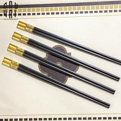 Set 10 Đôi Đũa Sợi Thuỷ Tinh - Amber Black Chopsticks 27cm-CẬU HAI HOME DECOR