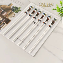 Set 10 Đôi Đũa Sứ Legacy Cheval Oriental Héritage Couture Ceramic Chopsticks Set-CẬU HAI HOME DECOR