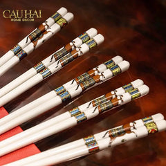 Set 10 Đôi Đũa Sứ Legacy Cheval Oriental Héritage Couture Ceramic Chopsticks Set-CẬU HAI HOME DECOR