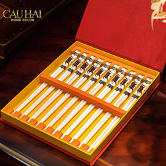 Set 10 Đôi Đũa Sứ Legacy Cheval Oriental Héritage Couture Ceramic Chopsticks Set-CẬU HAI HOME DECOR