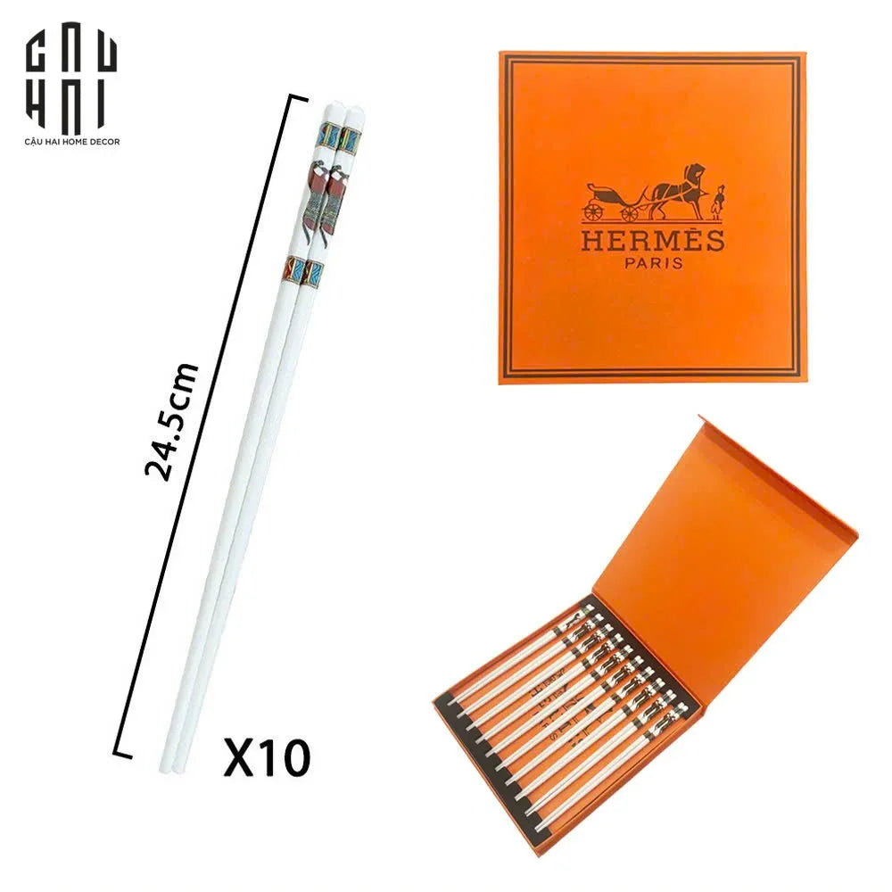 SET 10 ĐÔI ĐŨA SỨ LEGACY PREMIUM SS25-CẬU HAI HOME DECOR