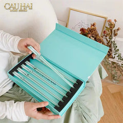 Set 10 Đôi Đũa Sứ Tiffany Fancy Club Porcelain Chopsticks Giftbox-CẬU HAI HOME DECOR