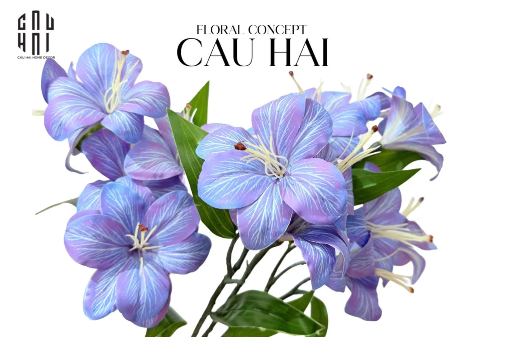 SET 2 CÀNH 3 HOA LY - TWILIGHT-CẬU HAI HOME DECOR