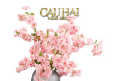 Set 2 Cành Hoa Anh Đào - Brush Pink Sakura-CẬU HAI HOME DECOR