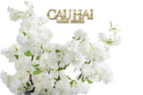 Set 2 Cành Hoa Anh Đào Trắng - White Sakura-Hoa Lụa-CẬU HAI HOME DECOR