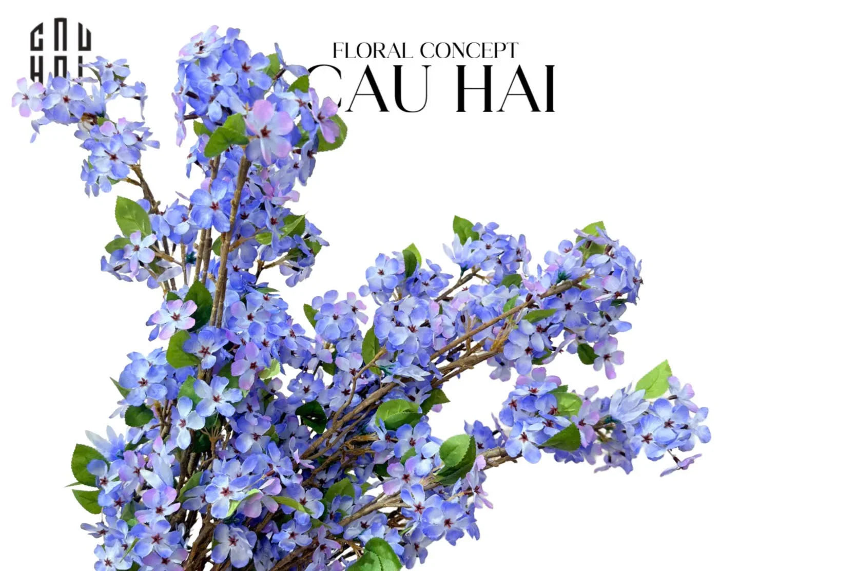 Set 2 Cành Hoa Begonia-CẬU HAI HOME DECOR