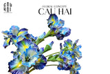 Set 2 Cành Hoa Diên Vĩ - Blue Ara - CẬU HAI HOME DECOR