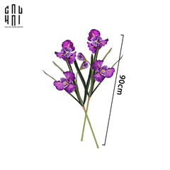 Set 2 Cành Hoa Diên Vĩ - Iris - Tím-CẬU HAI HOME DECOR