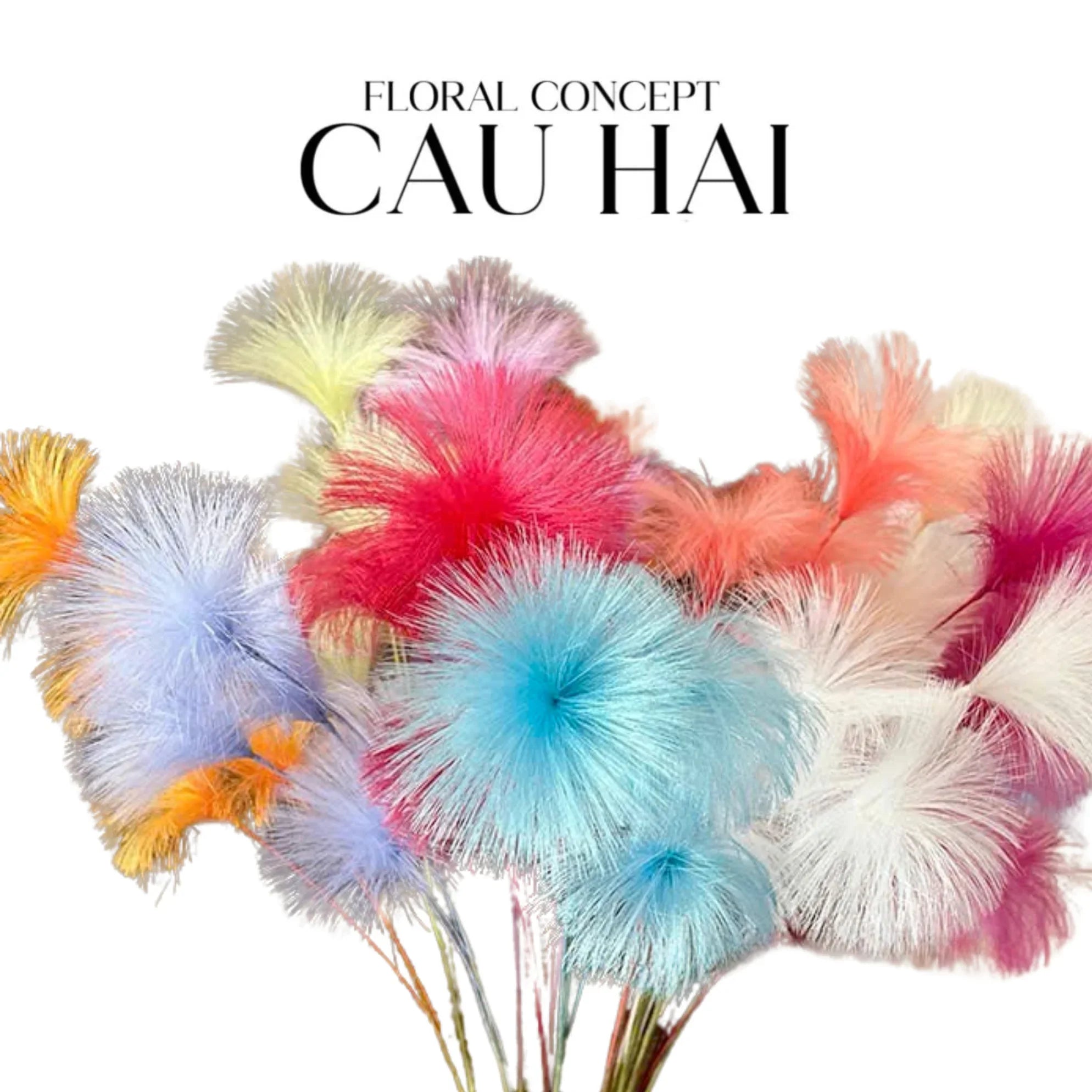SET 2 CÀNH HOA FIREWORK COLOR POP-CẬU HAI HOME DECOR