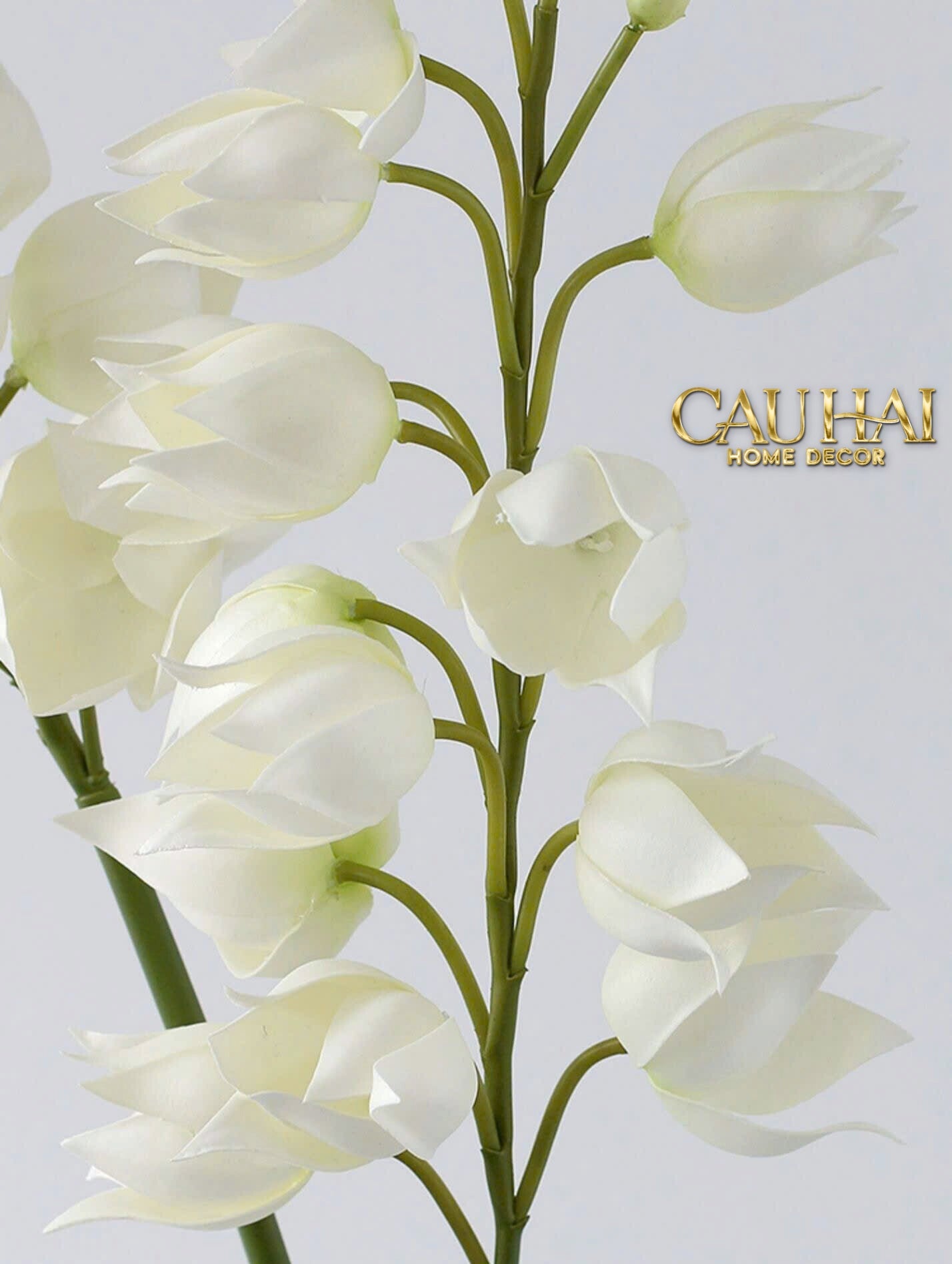 Set 2 Cành Hoa Lan Yucca - CẬU HAI HOME DECOR