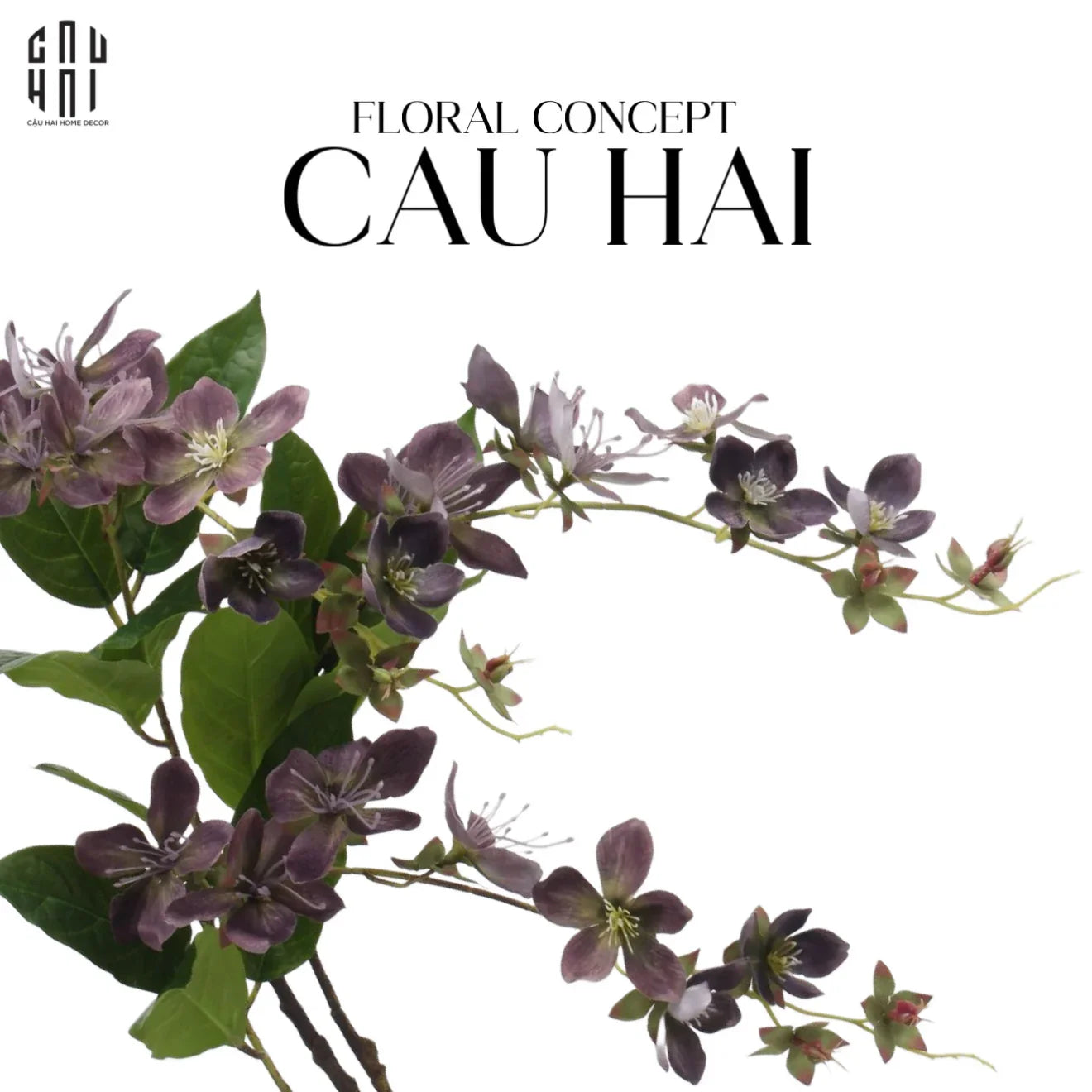 Set 2 Cành Hoa Nhài Twilight-CẬU HAI HOME DECOR