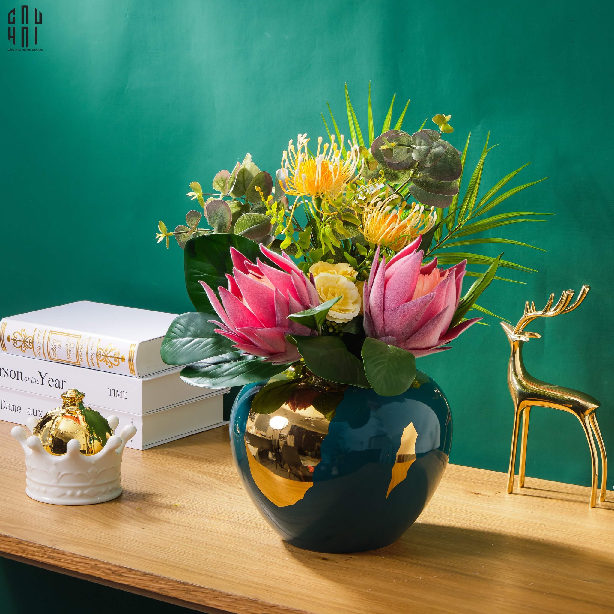 SET 2 CÀNH HOA PROTEA-CẬU HAI HOME DECOR