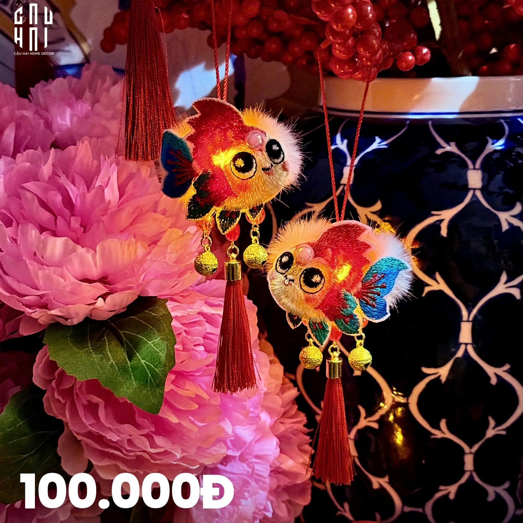 Set 2 Dây Treo Cá Phát Tài - CẬU HAI HOME DECOR