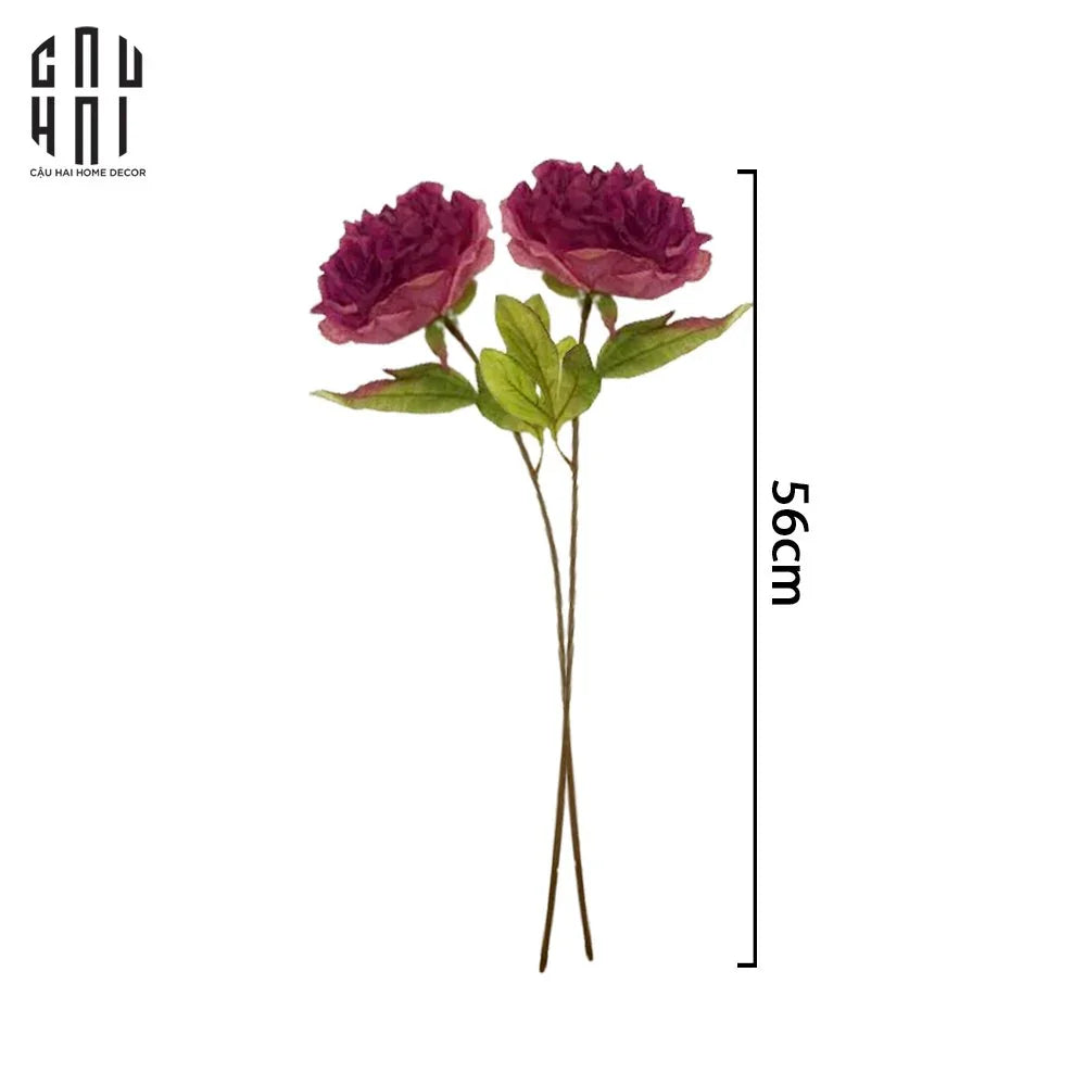 SET 2 HOA MẪU ĐƠN - TÍM-CẬU HAI HOME DECOR