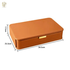 Set 2 Hộp Lưu Trữ Da Pu Alexander-CẬU HAI HOME DECOR