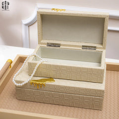 Set 2 Hộp Trang Sức Elegance Ss25-CẬU HAI HOME DECOR