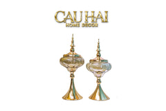 Set 2 Lọ Kẹo Imperial Crown Vessel H42/44-CẬU HAI HOME DECOR