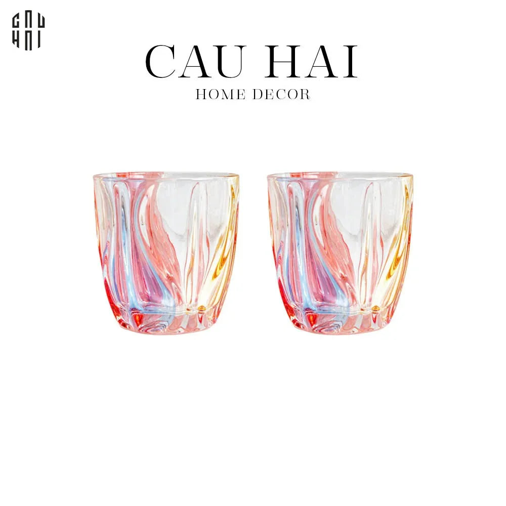 SET 2 LY AMETHYST - NO BOX SS25-CẬU HAI HOME DECOR