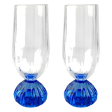 Set 2 Ly Cocktail Blue Sapphire Drop 180ml - Cậu Hai Home Decor