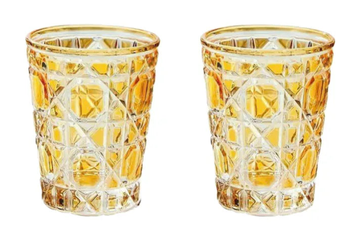Set 2 Ly Cocktail Thuỷ Tinh D.O - Champagne Gold 310Ml-LY THỦY TINH-Đối tác tại Trung Quốc theo từng đơn đặt hàng-CẬU HAI HOME DECOR