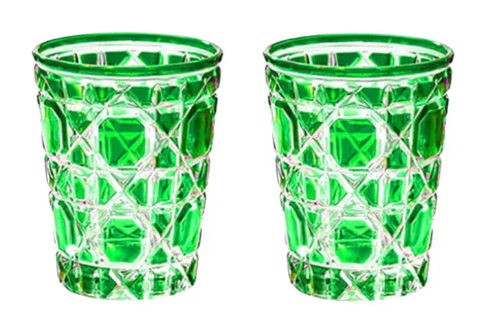 Set 2 Ly Cocktail Thuỷ Tinh D.O - Emerald Jade 310Ml