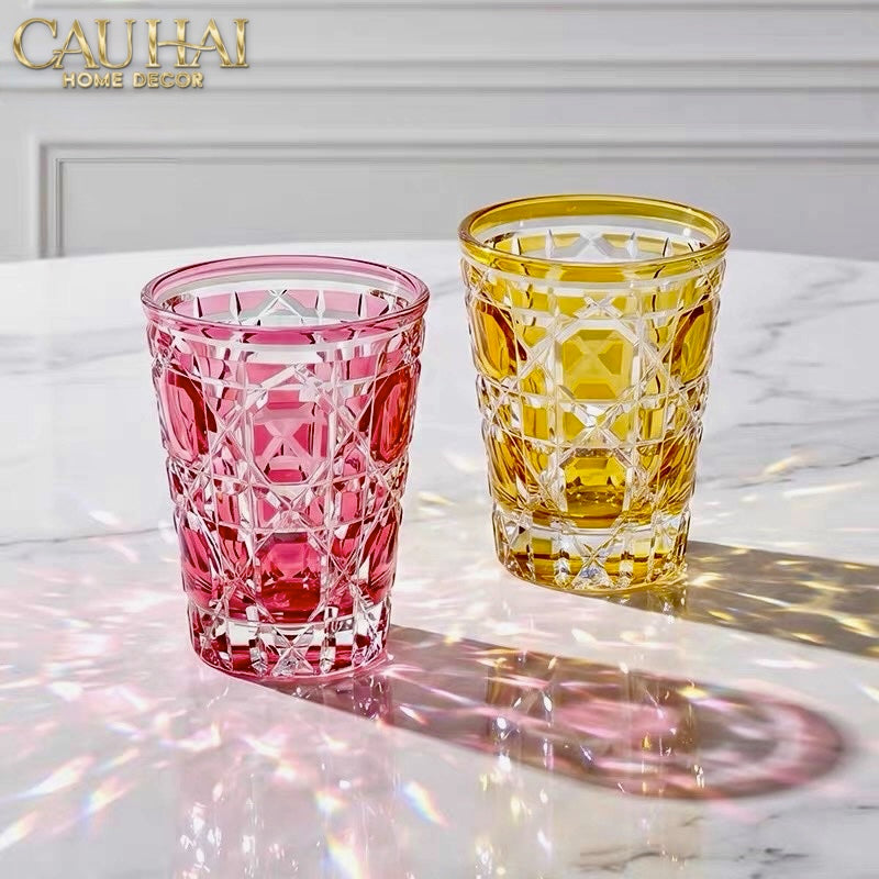 Set 2 Ly Cocktail Thuỷ Tinh D.O - Amethyst Cobalt 310Ml-LY THỦY TINH-Đối tác tại Trung Quốc theo từng đơn đặt hàng-CẬU HAI HOME DECOR