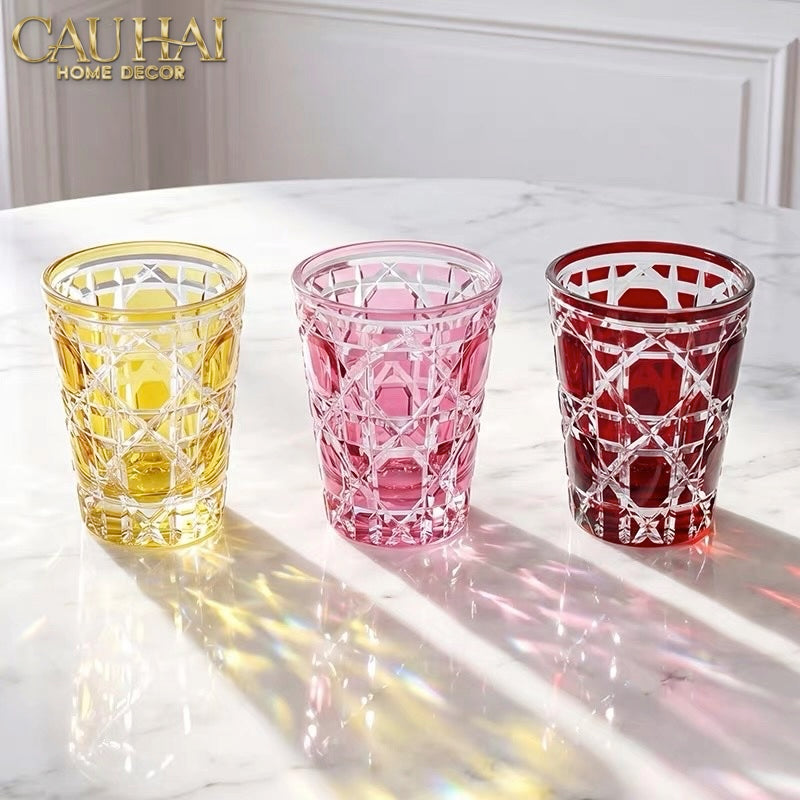 Set 2 Ly Cocktail Thuỷ Tinh D.O - Amethyst Cobalt 310Ml-LY THỦY TINH-Đối tác tại Trung Quốc theo từng đơn đặt hàng-CẬU HAI HOME DECOR