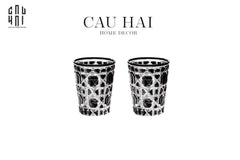 Set 2 Ly Cocktail Thuỷ Tinh D.O - Éclat Noir 310Ml-CẬU HAI HOME DECOR