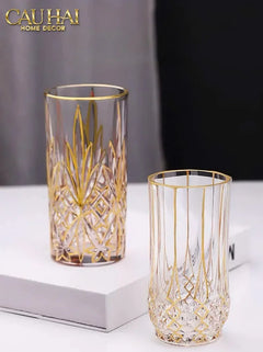 Set 2 Ly Cocktail Thuỷ Tinh Highball Starlight Facetté - 380Ml 7.3x15-CẬU HAI HOME DECOR