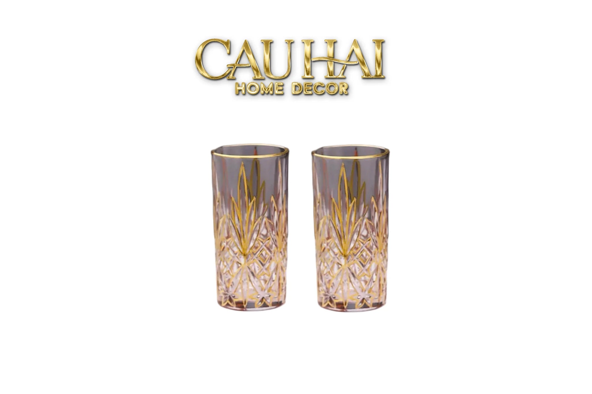 Set 2 Ly Cocktail Thuỷ Tinh Highball Starlight Facetté - 380Ml 7.3x15-CẬU HAI HOME DECOR