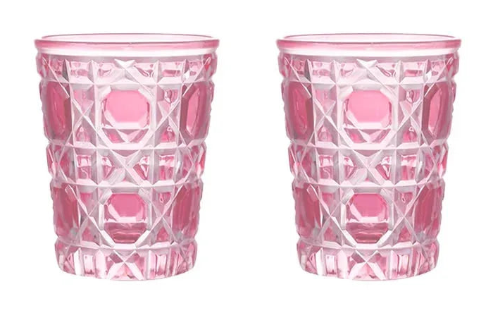 Set 2 Ly Cocktails Thuỷ Tinh D.O Full Box - Quartz Rosé 310Ml