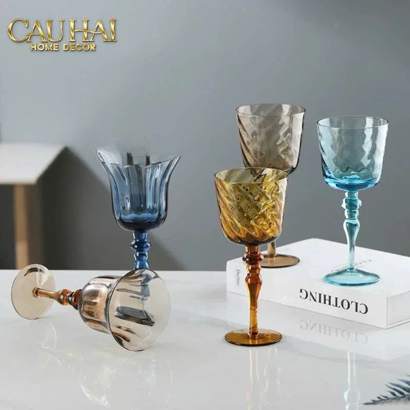 Set 2 Ly Oceania Alantian 320Ml Vino Rosso Glasses-CẬU HAI HOME DECOR