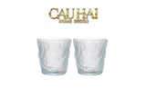 Set 2 Ly Thuỷ Tinh Frost Wave 260Ml-LY THỦY TINH-CẬU HAI HOME DECOR