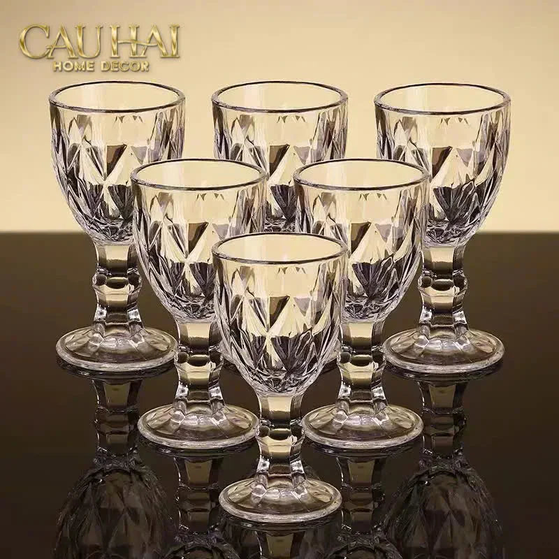Set 2 Ly Thuỷ Tinh Timeless Goblet Four Elemental Divine Cristalleries Glasses 315ml-CẬU HAI HOME DECOR