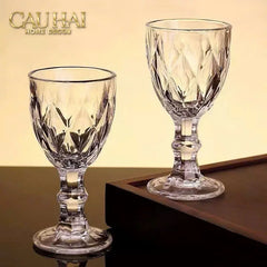 Set 2 Ly Thuỷ Tinh Timeless Goblet Four Elemental Divine Cristalleries Glasses 315ml-CẬU HAI HOME DECOR