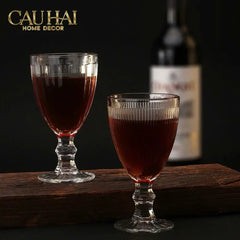 Set 2 Ly Thuỷ Tinh Timeless Goblet Four Elemental Divine Cristalleries Glasses 315ml-CẬU HAI HOME DECOR