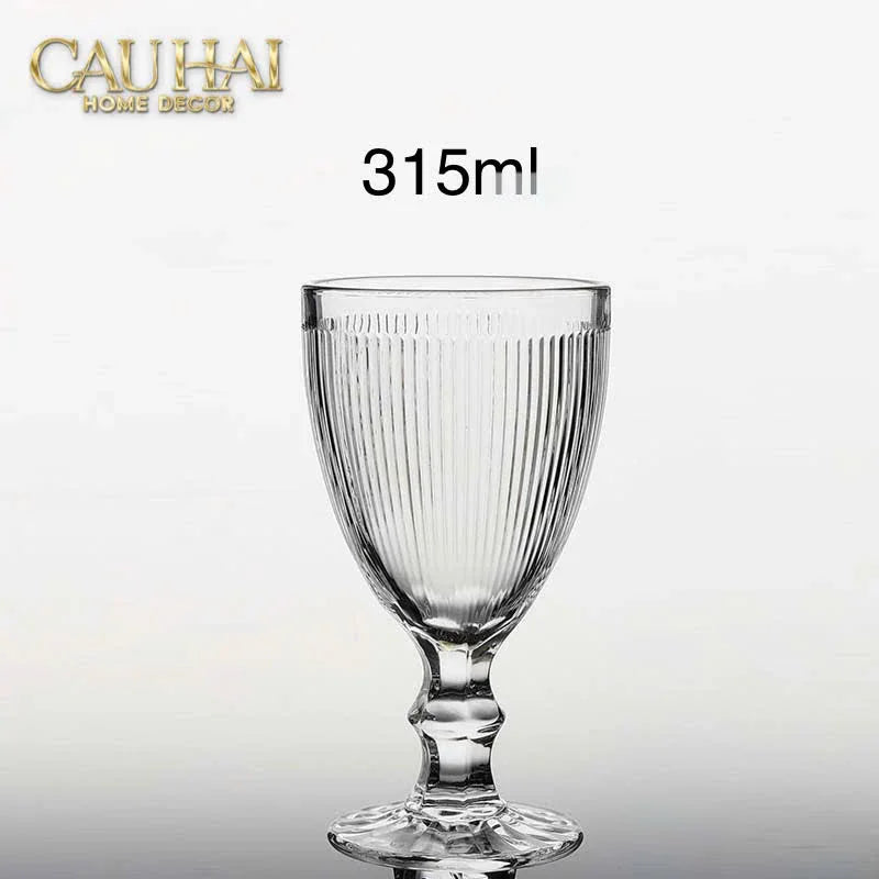 Set 2 Ly Thuỷ Tinh Timeless Goblet Four Elemental Divine Cristalleries Glasses 315ml-CẬU HAI HOME DECOR