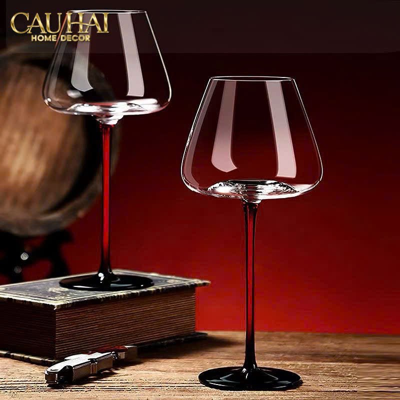 SET 2 LY VANG BURGUNDY - NO BOX-CẬU HAI HOME DECOR