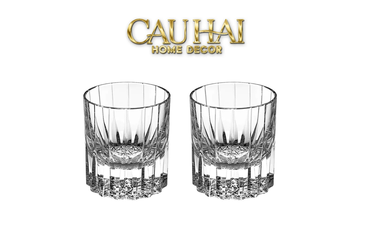 Set 2 Ly Whisky Pha Lê Cristalleries Westminster 220ml-LY THỦY TINH-CẬU HAI HOME DECOR