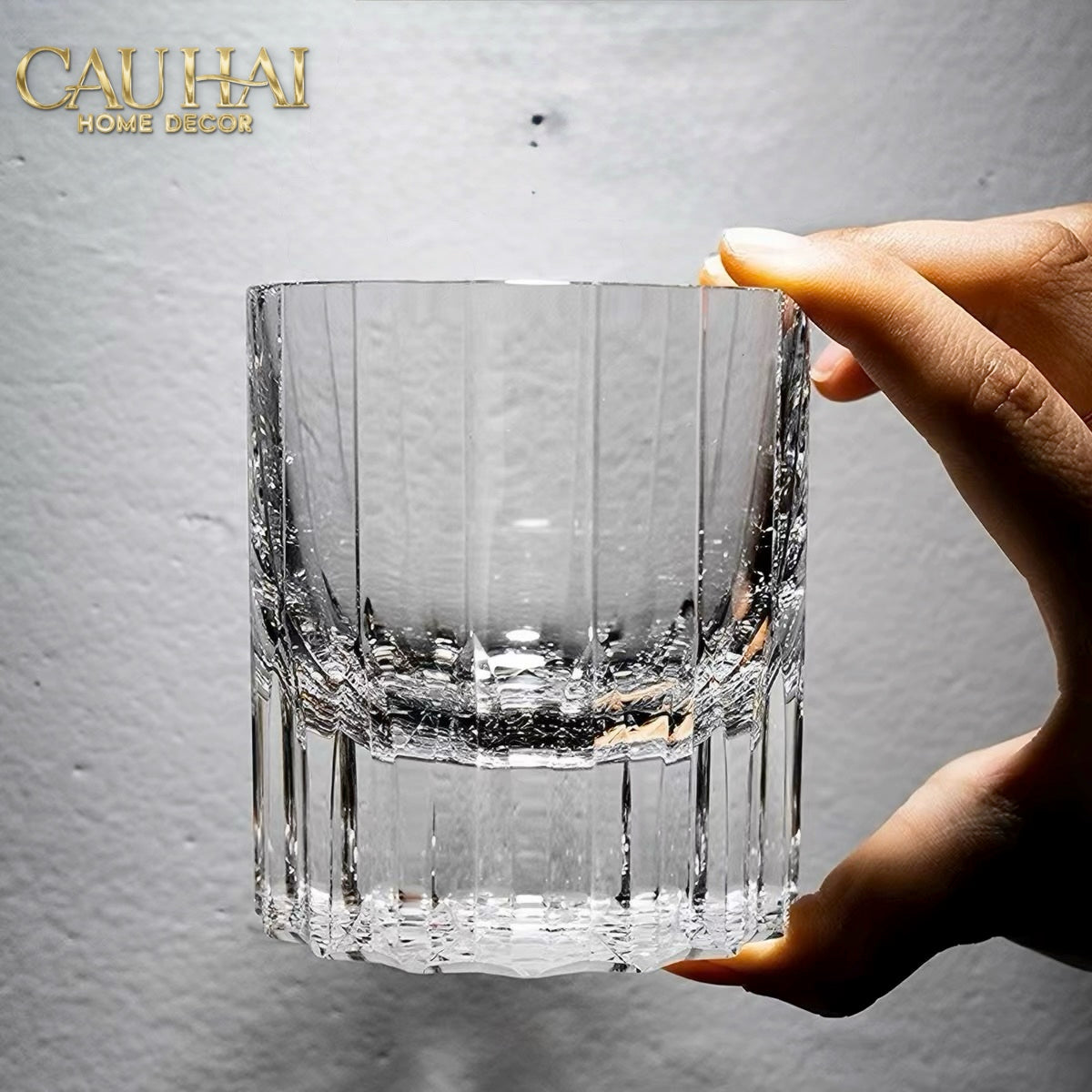 Set 2 Ly Whisky Pha Lê Cristalleries Westminster 220ml-LY THỦY TINH-CẬU HAI HOME DECOR-CẬU HAI HOME DECOR