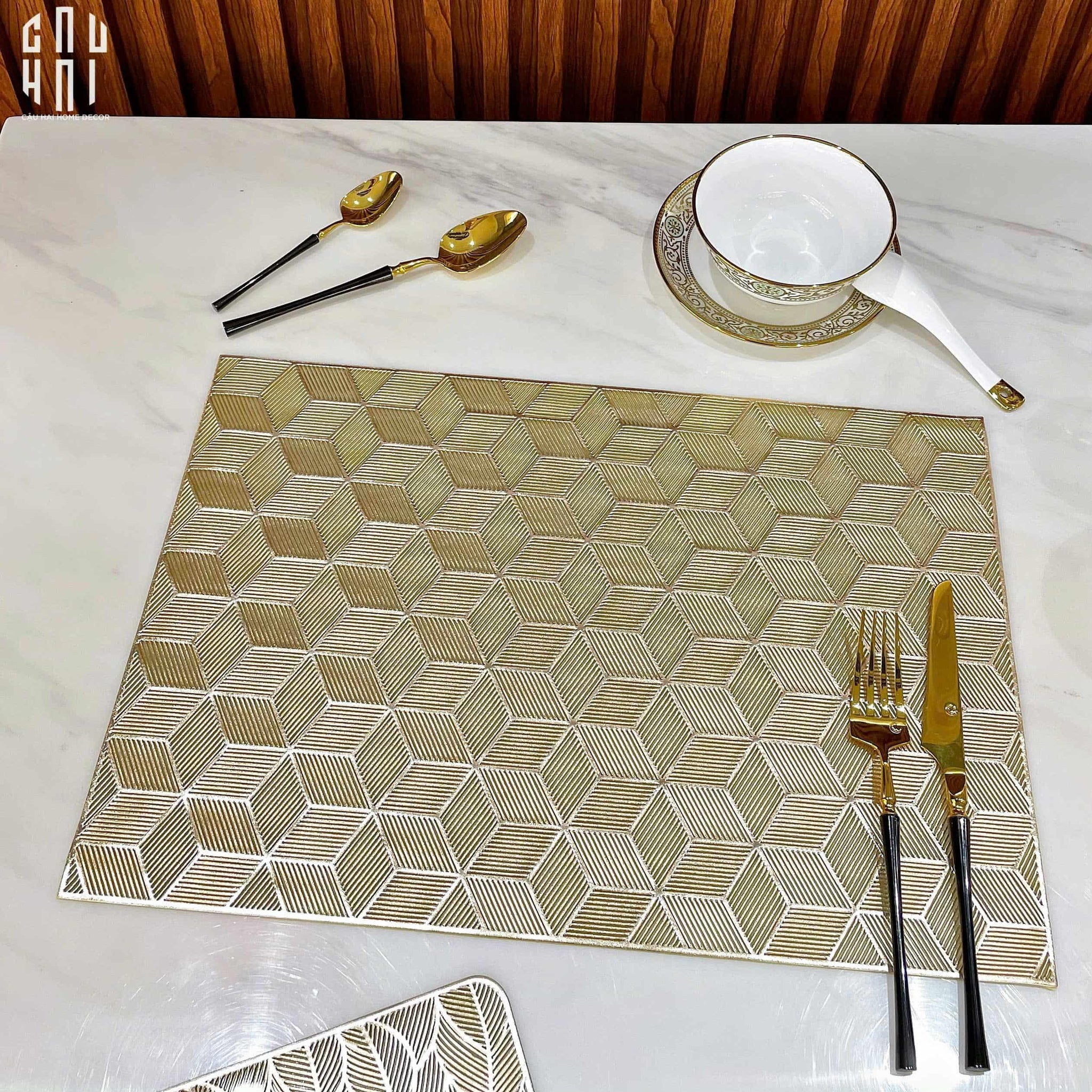 SET 2 MIẾNG LÓT - PLACEMAT GENEVA PREMIUM-CẬU HAI HOME DECOR