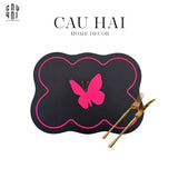 SET 2 TẮM LÓT BÀN ĂN MIDNIGHT FLUTTER-CẬU HAI HOME DECOR