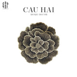 Set 2 Tấm Lót Bàn Ăn - Placemat Black Peony-Hoa Lụa-CẬU HAI HOME DECOR