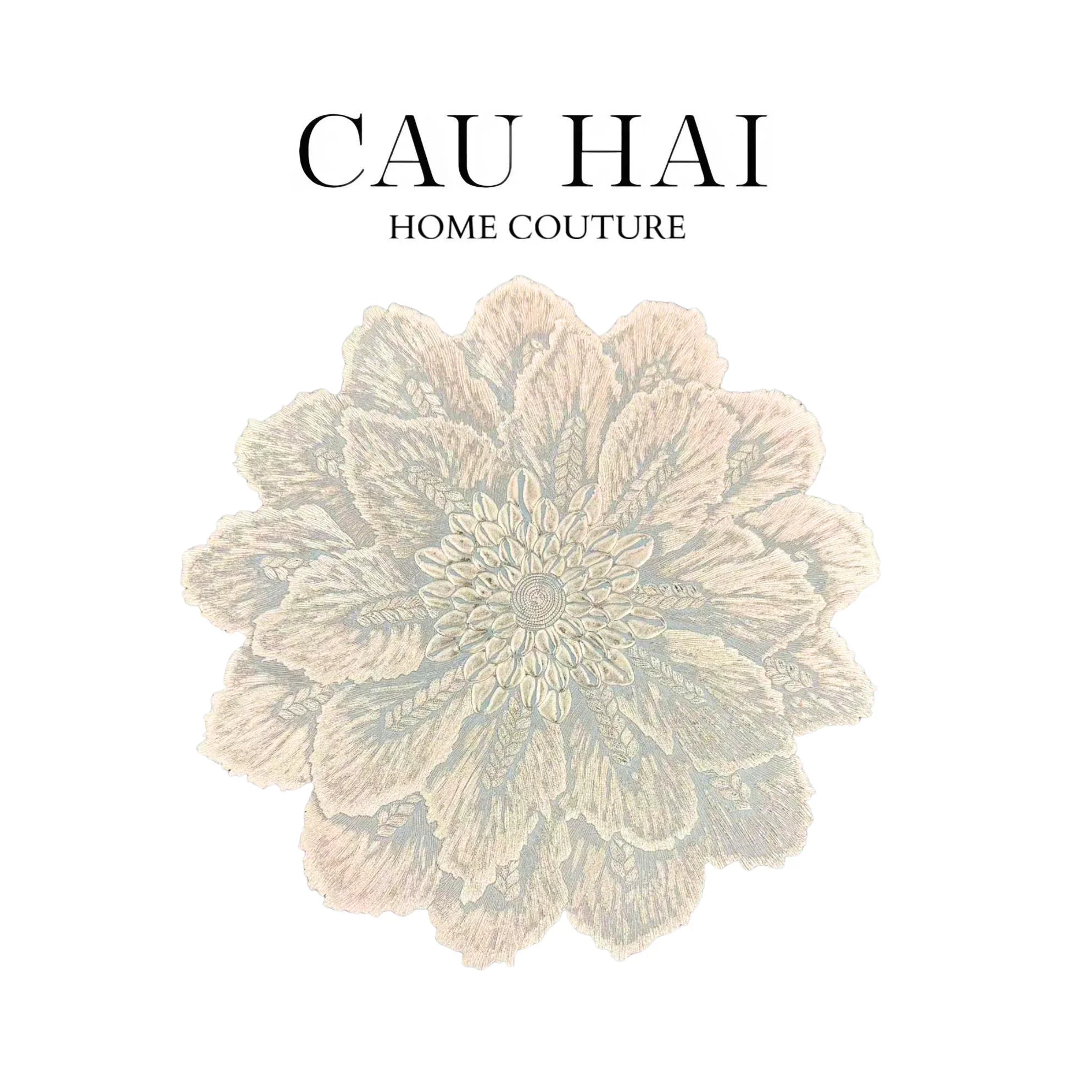 SET 2 TẤM LÓT BÀN ĂN - PLACEMAT CROWN BLOOM-CẬU HAI HOME DECOR