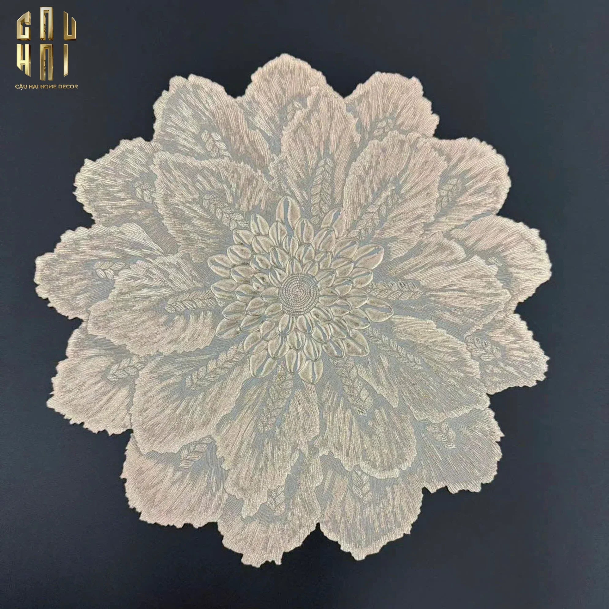SET 2 TẤM LÓT BÀN ĂN - PLACEMAT CROWN BLOOM-CẬU HAI HOME DECOR