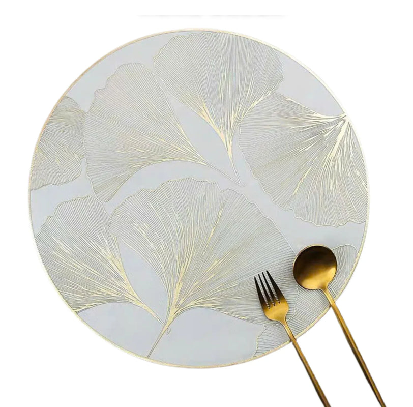 Set 2 Tấm Lót Bàn Ăn - Placemat Ginkgo Leaf D38