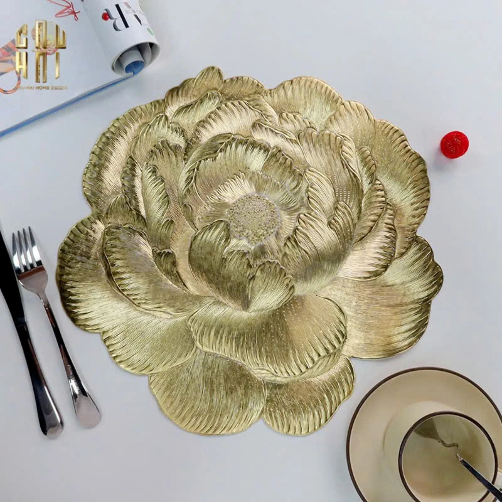 Set 2 Tấm Lót Bàn Ăn - Placemat Imperial Bloom-CẬU HAI HOME DECOR