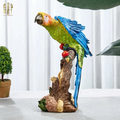 Set 2 Tượng Maison Jungle Parrot - Lovers-CẬU HAI HOME DECOR