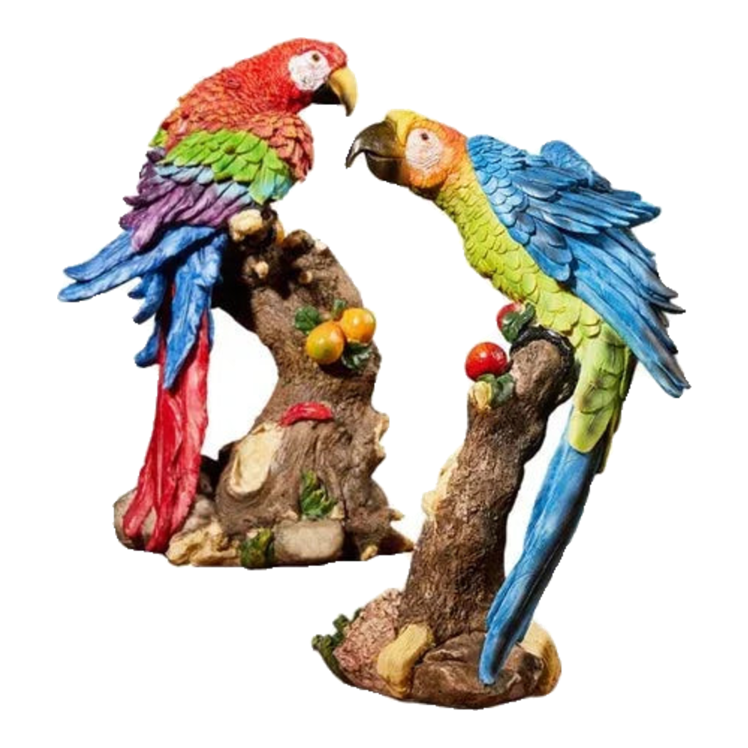 Set 2 Tượng Maison Jungle Parrot - Lovers